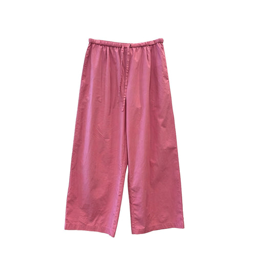 Women's Summer Loose Fit Tencel Cotton Blend Wide Leg Pants