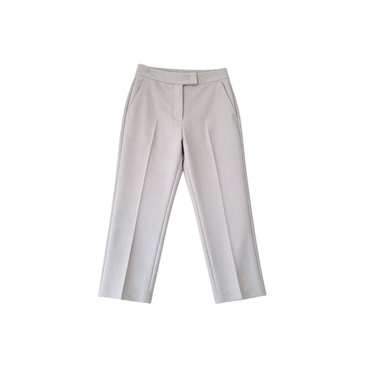 Women's Tailored Straight Leg Casual Cropped Trouser