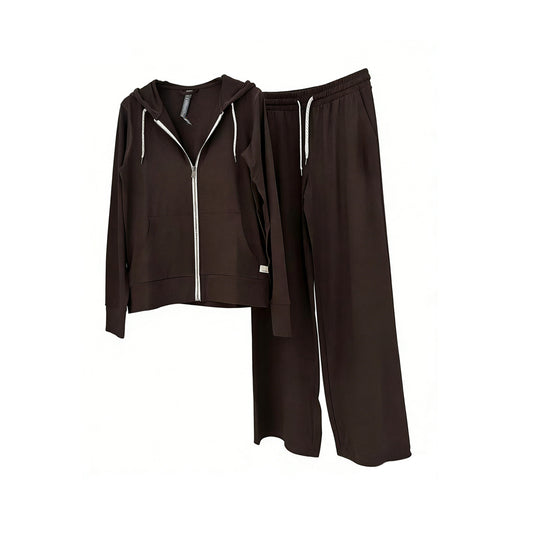 Women's Two-Piece Hoodie Set with Long Sleeve Top And Pants