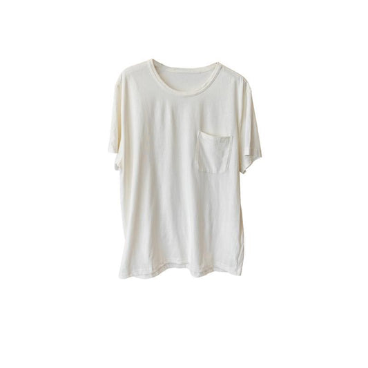 Women's 100% Cotton Classic White Crew Neck Short Sleeve Tee