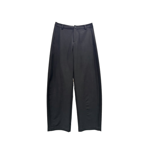 Women's Draped Wide Leg Casual Pants Chic Tailored Trousers