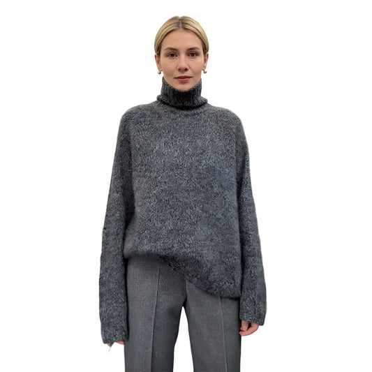 Women’s 100% Wool Turtleneck Sweater Warm Soft Winter Knit