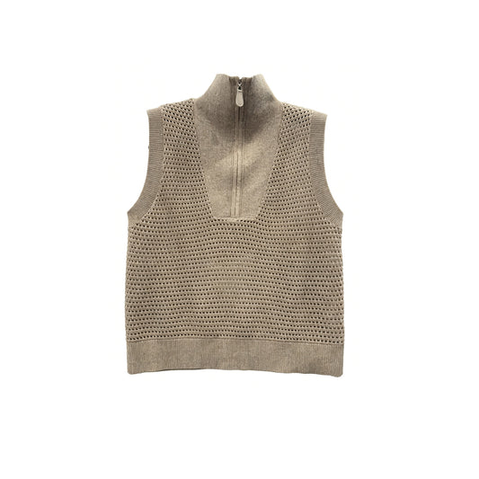 Women's Vintage Hollow Knit Loose Fit Sweater Pullover Top